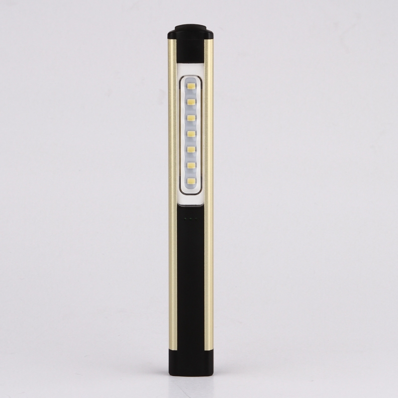 30000 horas de tiempo de trabajo Luz de trabajo de pluma LED brillante con clip USB recargable IP44
