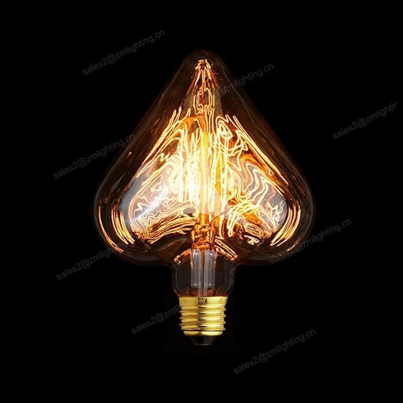 Lámpara de estilo retro 110v-220v Antigua lámpara incandescente St64 St58 E26 E27 B22 25w 40w 60w