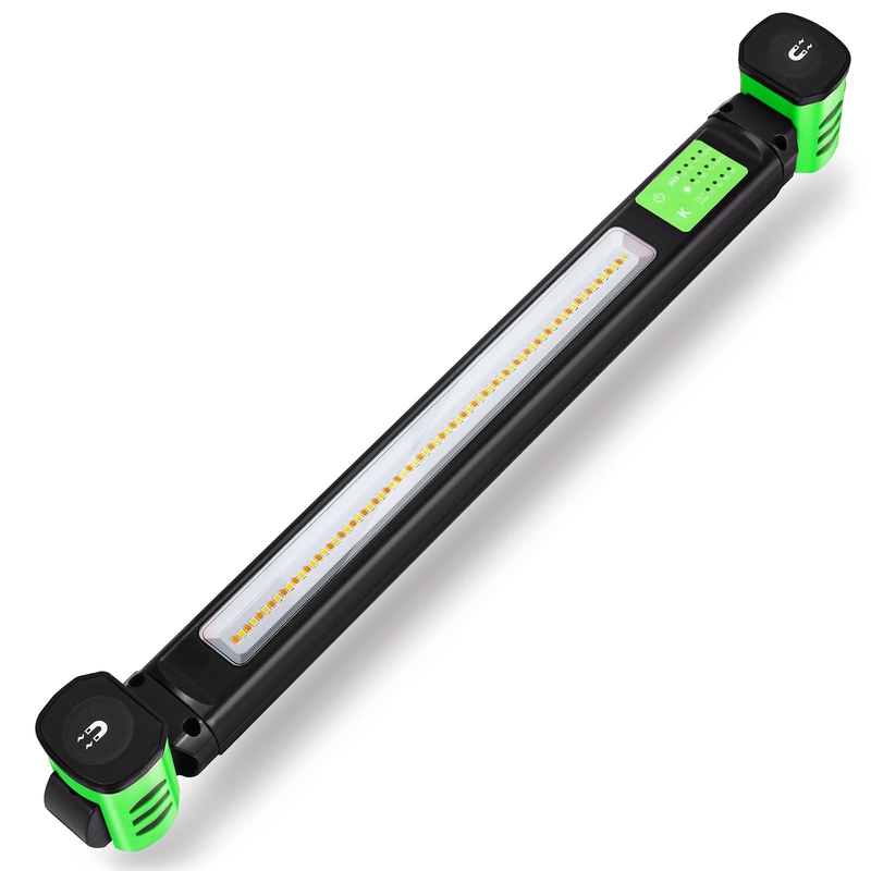 IP80 luz de trabajo LED 1600 lumen temperatura de doble color 360 grados magnético y gancho
