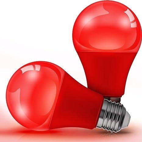 E26 Red LED Bulb A19 9W para el Día de San Valentín Decoración de Año de Acción de Gracias en el Porche Interior
