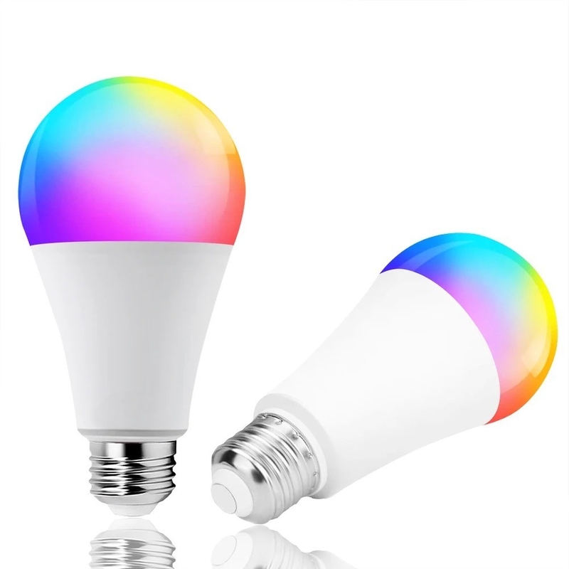 Aluminio Smart Zigbee Wifi bombilla LED con aplicación móvil y control de voz de Google Alexa