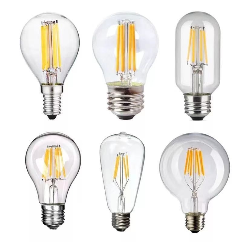 Tensión de entrada 85-265V E27/B22 4W 6W 8W Antigua bombilla de Edison LED con 80 Ra