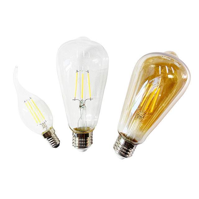 AC 120V A19 7W 800LM lámparas de vidrio LED con filamentos antiguos para una larga vida útil de 50000 horas