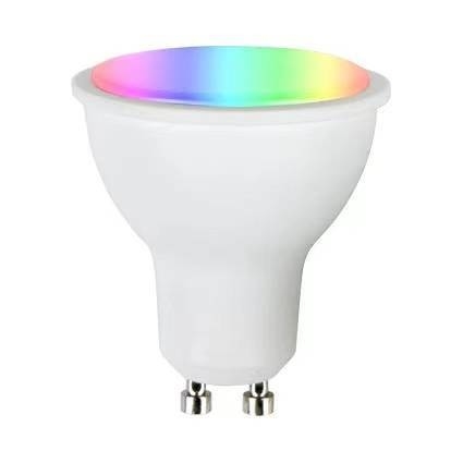 CE UKCA Certificado 5W 120D Smart Wifi APP Control de voz GU10/MR16 Hotel de luz de punto LED