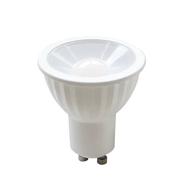 Lámparas reflectoras LED de aluminio de plástico GU10 para iluminación interior blanca