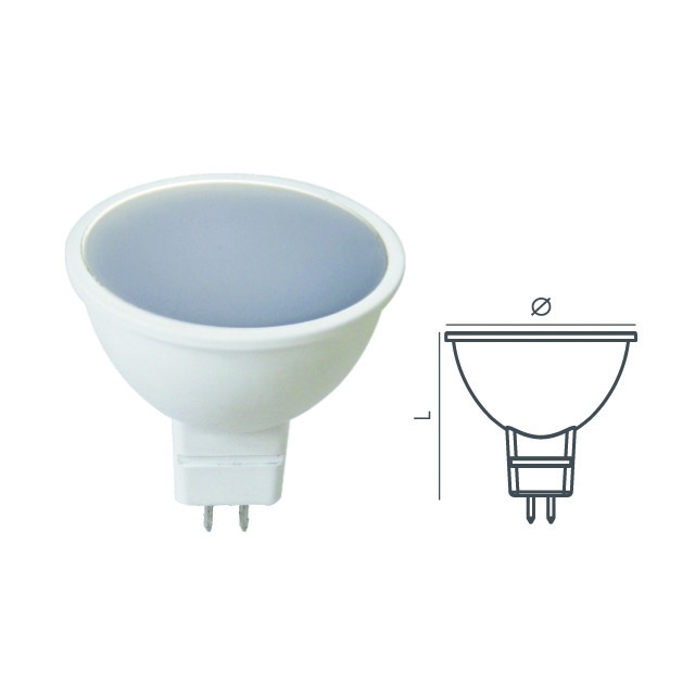 Alta potencia 7w Gu5.3 Led Mr16 220v Downlight Spot 120 grados para diseño moderno y venta